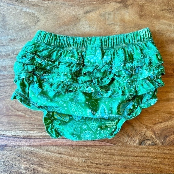 Baby Gap Green Floral Ruffle Bloomers - Picture 5 of 5